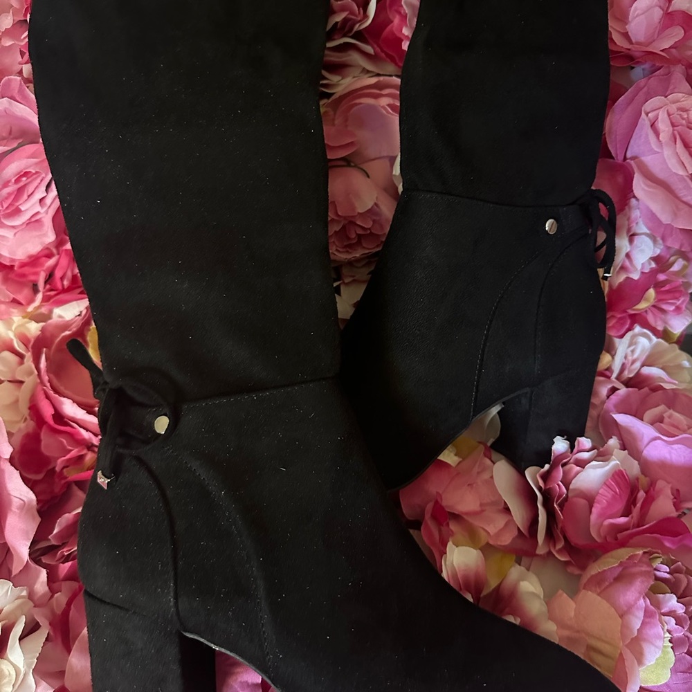 Charter Club Black Heeled Boots